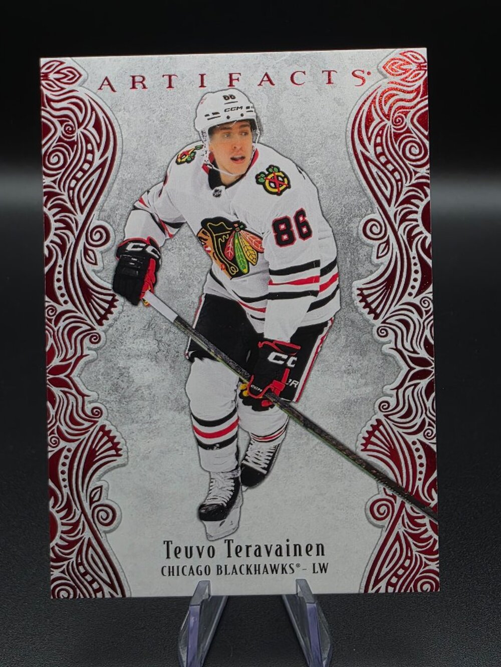 2025-26 Teuvo Teravainen Upper Deck Artifacts Ruby Red #44 / 599